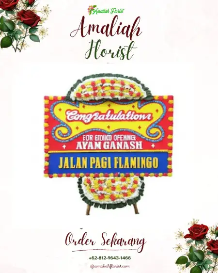 Sewa Papan Bunga Selanegara